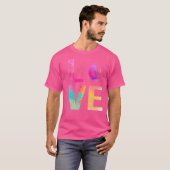 Bunte Boulder-Mama Klettern T-Shirt (Vorne ganz)