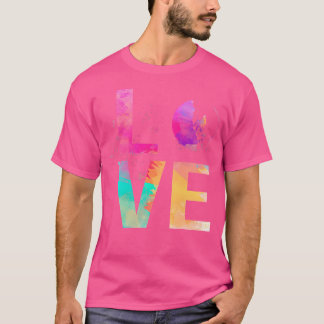 Bunte Boulder-Mama Klettern T-Shirt