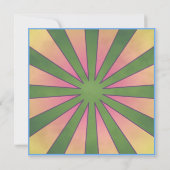 Bunte Bowling Birthday Party Einladung Retro 80er (Rückseite)