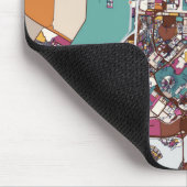 Bunte Brasilien-Karte Mousepad (Ecke)