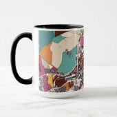Bunte Brasilien-Karte Tasse (Links)