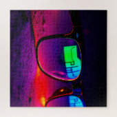 Bunte Brillen Puzzle (Horizontal)