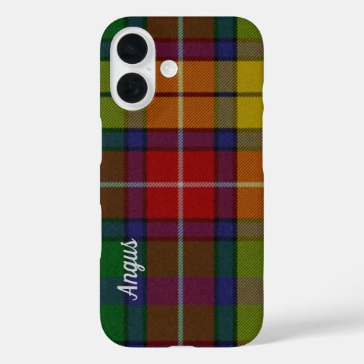 Bunte Buchanan Tartan Kariert Case-Mate iPhone Hülle (Rückseite)