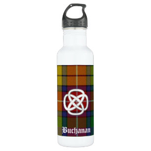 Bunte Buchanan Tartan Kariert Trinkflasche
