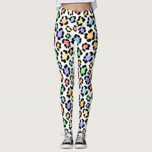 Bunte Buttery glatt kühl und schön Leopard Leggings