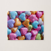 Bunte Candy Love Hearts Puzzle (Horizontal)
