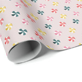 Bunte Candy Polka Dots Geschenkpapier (Rolleneckpunkt)