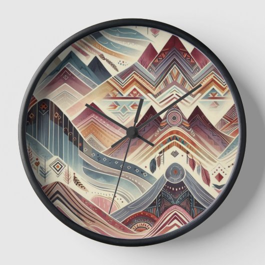 Bunte Canyons Uhr (Vorderseite)