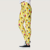 Bunte Cartoon-Eiscreme-Kegel Leggings (Links)