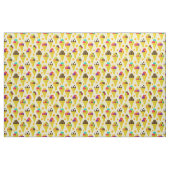 Bunte Cartoon-Eiscreme-Kegel Stoff (Fat Quarter (45,7 x 55,9 cm))