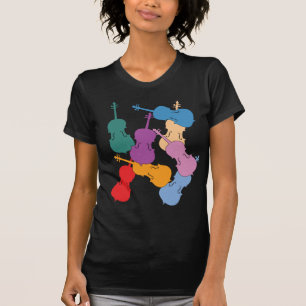 Bunte Cellos T-Shirt