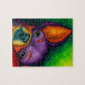 Bunte Chihuahua Puzzle (Horizontal)