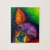 Bunte Chihuahua Puzzle (Vertikal)