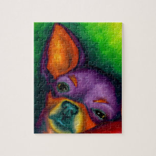 Bunte Chihuahua Puzzle