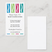 Bunte Chiropraktik-Visitenkarten Visitenkarte (Vorne/Hinten)