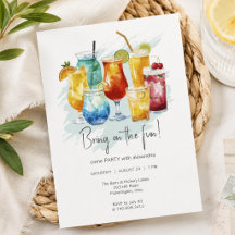 Bunte Cocktailparty