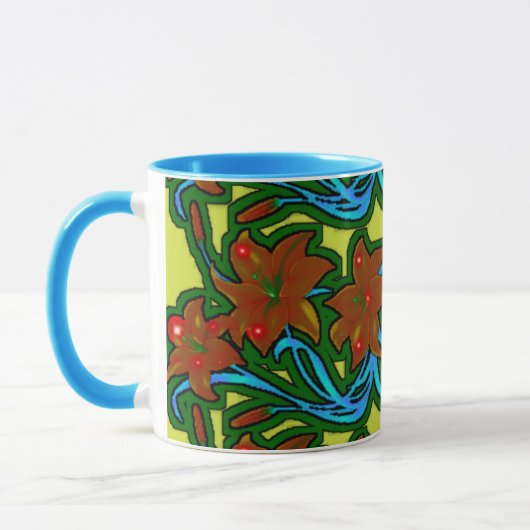 bunte Combo-Tasse, 3D-Tasse für digitales Design, Tasse (Links)