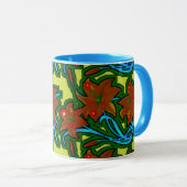 bunte Combo-Tasse, 3D-Tasse für digitales Design, Tasse (VorderseiteRechts)