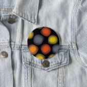 Bunte, coole, moderne, trendige Blumenabstraktion Button (Beispiel)