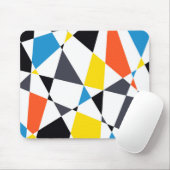 Bunte, coole, trendy, moderne geometrische Formen Mousepad (Mit Mouse)