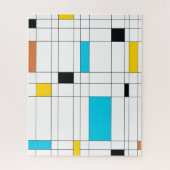 Bunte, coole, trendy, moderne Illustrationskunst Puzzle (Vertikal)