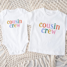 Bunte Cousin-Crew passende Familie