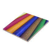 Bunte Crayons Fliese (Seite)