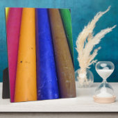 Bunte Crayons Fotoplatte (Seite)