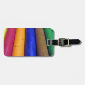 Bunte Crayons Gepäckanhänger (Vorderseite horizontal)