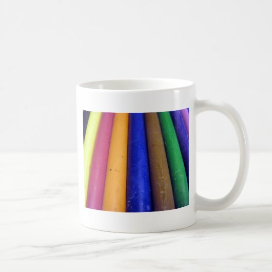 Bunte Crayons Kaffeetasse (Rechts)
