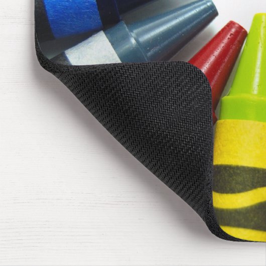 Bunte Crayons Mousepad (Ecke)
