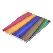 Bunte Crayons Notizblock (Rotiert)