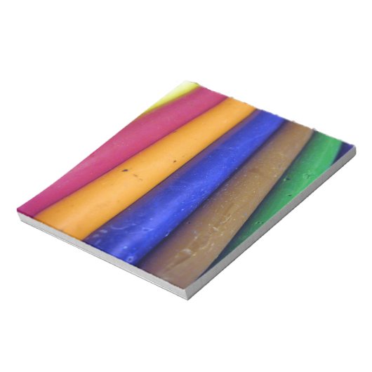 Bunte Crayons Notizblock (Rotiert)