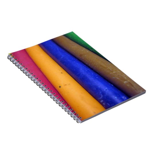 Bunte Crayons Notizblock (Rechte Seite)