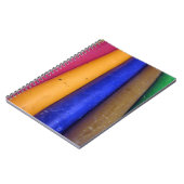Bunte Crayons Notizblock (Linke Seite)