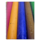 Bunte Crayons Notizblock (Vorderseite)