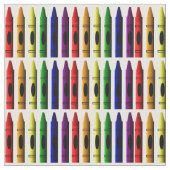 Bunte Crayons Stoff (Nahaufnahme)