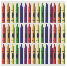 Bunte Crayons Stoff