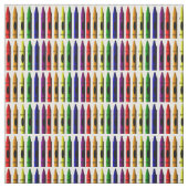 Bunte Crayons Stoff (Muster)
