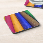 Bunte Crayons Untersetzer (Linke Seite)