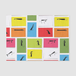 Bunte Dackeln Seidenpapier