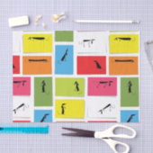 Bunte Dackeln Seidenpapier (Handwerk)