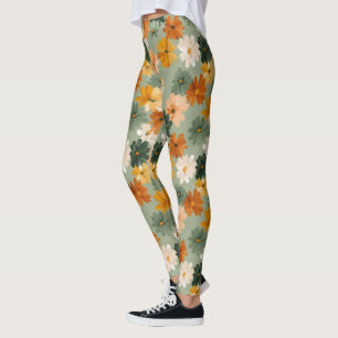 Bunte Daisy Fantasy Active Gewichtheben Leggings