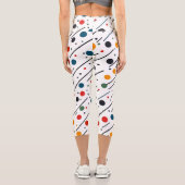Bunte Damen-Leggings mit Muster – Vibrant Capri Leggings (Rückseite)