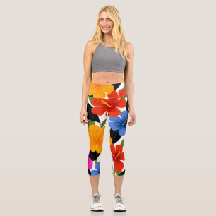 Bunte Damenleggings mit Muster – Vibrant Capri Leggings