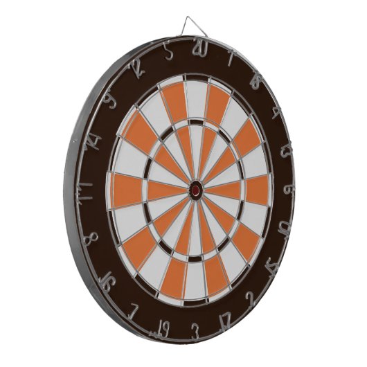 Bunte Dartscheibe in Cleveland-Farben (Vorderseite Links)