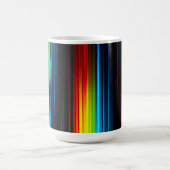 Bunte Data Glitch Kunst  Kaffeetasse (Mittel)