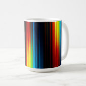 Bunte Data Glitch Kunst  Kaffeetasse (VorderseiteRechts)