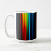 Bunte Data Glitch Kunst  Kaffeetasse (Links)