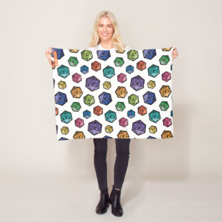 Bunte Decke des Muster-D20